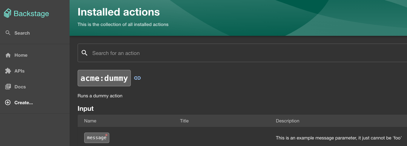 Custom Action